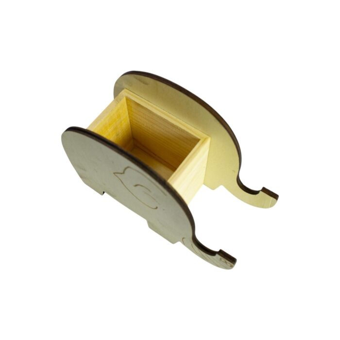 0a0d8e24-2895-4df9-a742-8bcf83318496.jpg Portalápices de madera en forma de elefante 14x6.2x10cm - Imagen 4