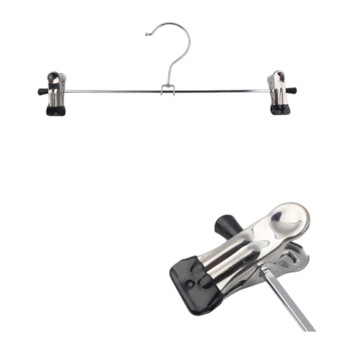 Set colgador Metálicas para Pantalones con Clips Ajustables (3uni) 35x10 - Imagen 3