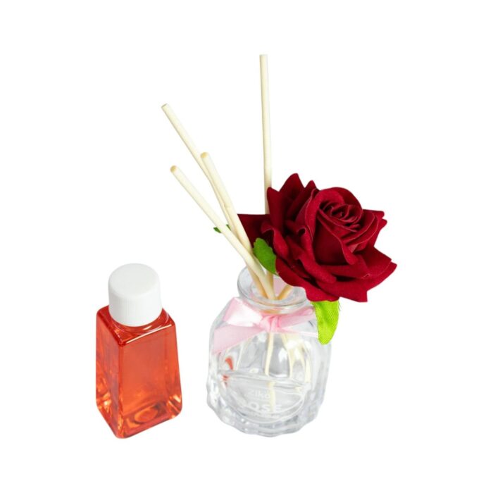 Difusores de Varillas con Rosa Decorativa - Colección Aromática Ziko Capacidad: 40ml - Imagen 6