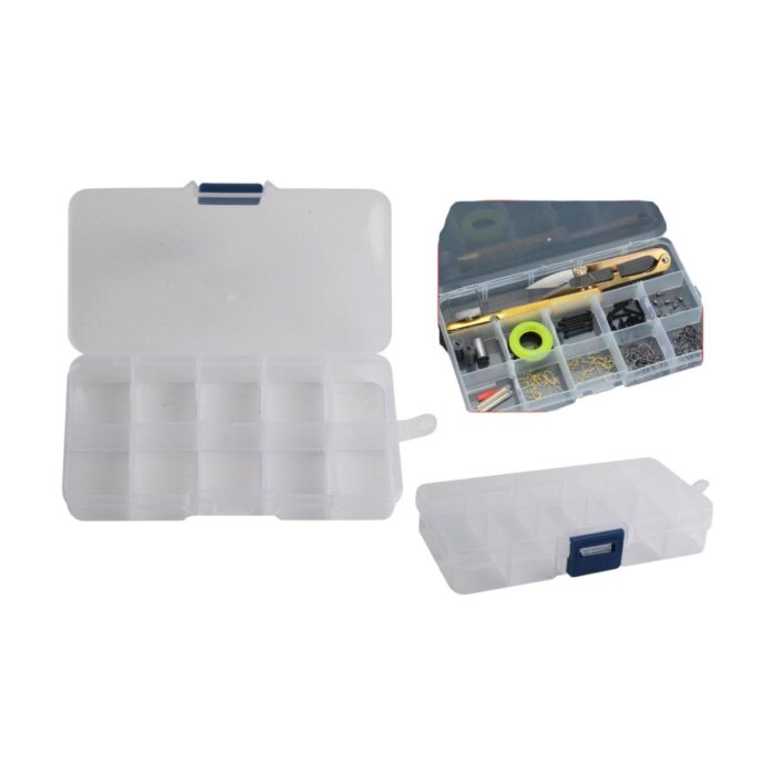 10 Compartimentos Desmontables 13X6.5X2Cm Para Organización - Imagen 1