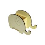 Portalápices de madera en forma de elefante 14x6.2x10cm - Imagen 2