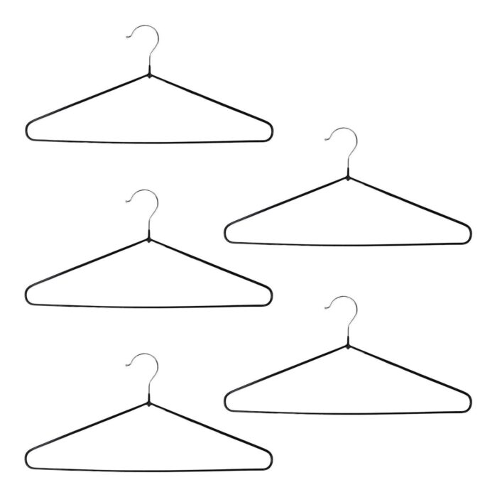 Colgadores de ropa Recubrimiento Plástico Antideslizantes - 5uni/40.5X20 - Imagen 1