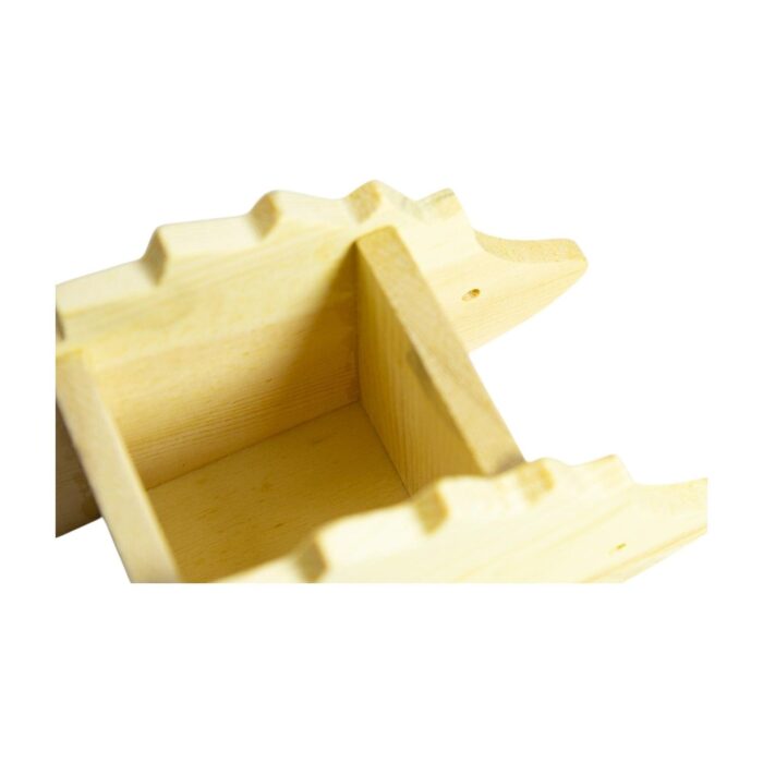 5196359c-ce14-4084-817e-fd71ab0d95c8.jpg Portalápices de madera en forma de erizo 14.5x6.2x9cm - Imagen 4