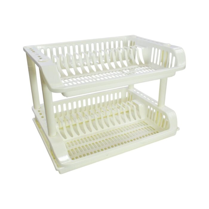 65658304 Escurridor de platos de doble capa - 48cm x 33cm x 15cm - Imagen 2