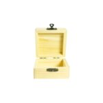 Caja de madera cuadrada pequeña 8x8x4.5cm - Imagen 5
