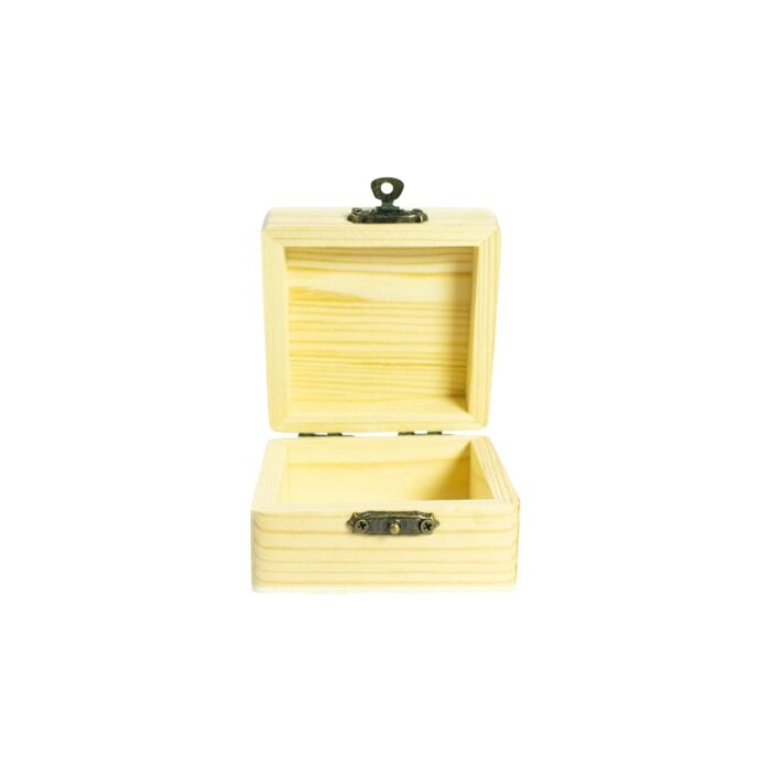 65666743 Caja de madera cuadrada pequeña 8x8x4.5cm - Imagen 5