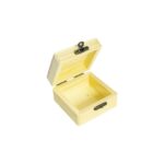 Caja de madera cuadrada pequeña 8x8x4.5cm - Imagen 2