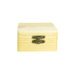 Caja de madera cuadrada pequeña 8x8x4.5cm - Imagen 3