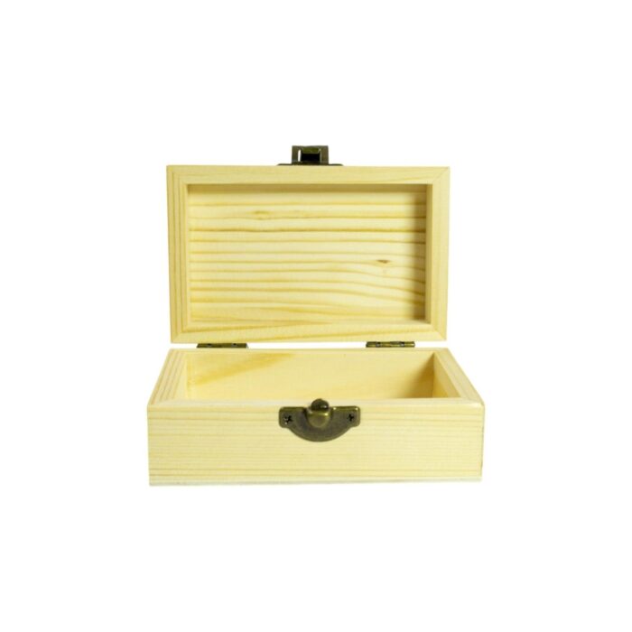 65666759 Caja de madera rectangular mediana 11x7x4.5cm - Imagen 4