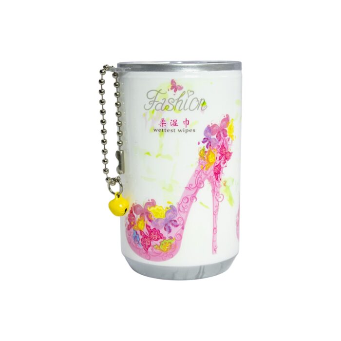 Toallitas húmedas portátiles fashion envase metálico 8x5cm - Imagen 2