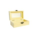 Caja de madera con ventana superior 12.5x7.2x5.2cm - Imagen 4