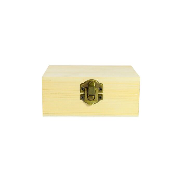 65666757 Caja de madera rectangular mediana 11x7x4.5cm - Imagen 2