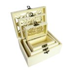Set de tres piezas de caja de madera 18x13x9cm - Imagen 3