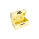 Caja de madera forma baúl 9x5.5x6.5cm - Imagen 3