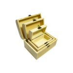 Set tres cajas de madera 18,5x13x10,5cm - Imagen 2