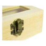 Caja de madera con ventana superior 12.5x7.2x5.2cm - Imagen 6