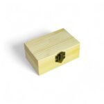 Caja de madera rectangular mediana 11x7x4.5cm