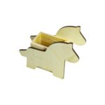 Portalápices de madera en forma de caballito 13.5x6.2x11cm - Imagen 4